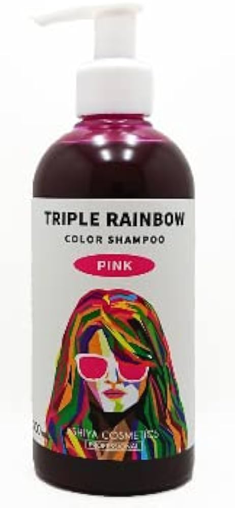 Amazon | トリプルレインボー カラーシャンプー ピンク 300ml | TRIPLE