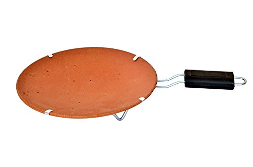 Yourschoice Handmade Mitti Terracotta Clay Tawa Earthen Products Clay Chapati Tawa With Stand
