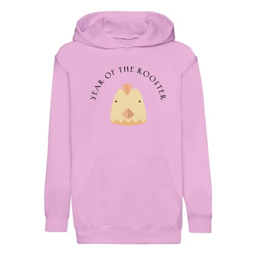 Sweat à capuche enfant Année du Coq en coton premium