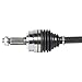 GSP NCV66512 CV Axle Shaft Assembly - Left or Right Front (Driver or Passenger Side)