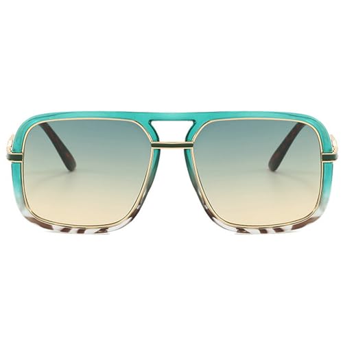 Fashion Oversized Square Sunglasses For Women Pilot Sunglasses Men Retro Shield Sun Glasses Ladies Gradient Shades ﻿