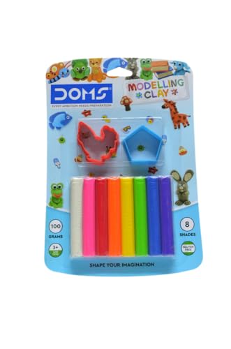 Image of DOMS Modelling Clay 8 Shades New