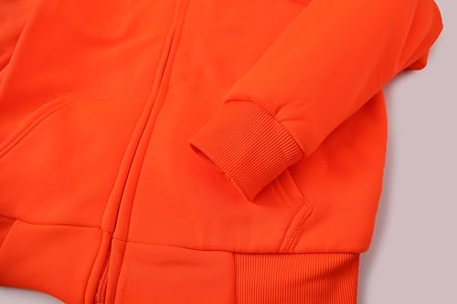 Image of TanBridge Plaid Flannel Hoodie Sherpa Fleece Lined Shirt Jacket Cotton Hoodies Zip Up Winter Warm Coat