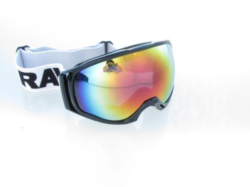 Lunettes de ski RAVS antibuée pour porteurs de lunettes avec écran rouge lasergold