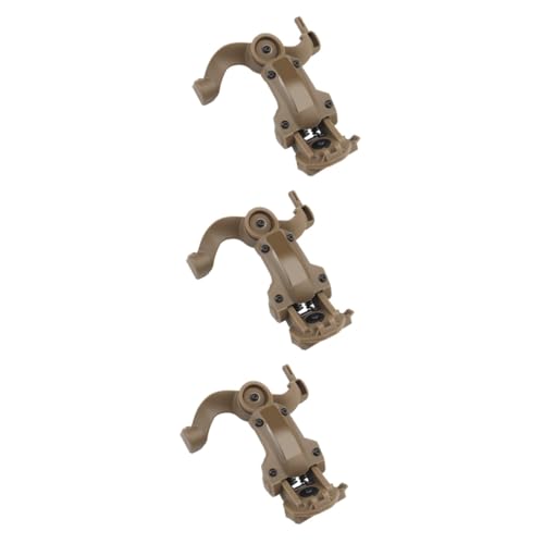 Mikikit 3 Sets Helmet Accessory Kit Earphone Holder Stand for Helmet Robust Connection