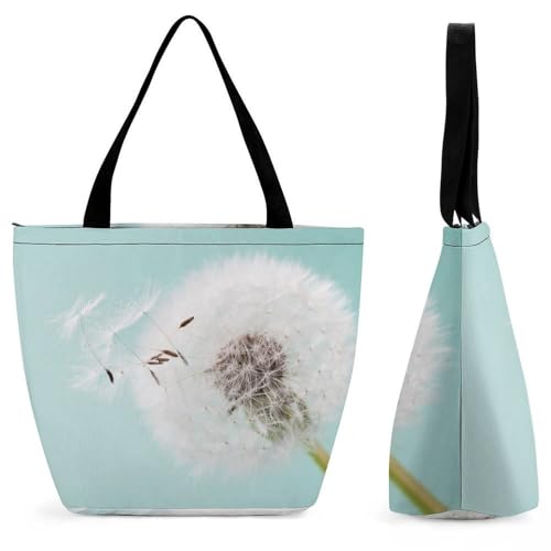 Sac de shopping pour voyage imprimé plante grand sac à bandoulière pour femme