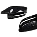 MAXDOM Mirror Caps Gloss Black Compatible with G20 G21 G30 G31 G32 G11 G12 Models Rearview Side Mirror Cover Direct Replacement