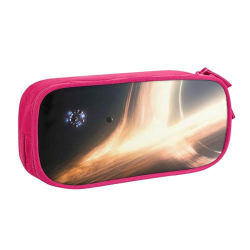 Interstellar インターステラー 映画ポスター3 筆箱 子供 文具ケース 文房具 筆袋 鉛筆ケース 収納バッグ 化粧ポーチ 多機能 大容量 軽量 学生 キッズ 通学 人気 入学 ギフト おしゃれ 誕生日 男女兼用 プレゼント Pink