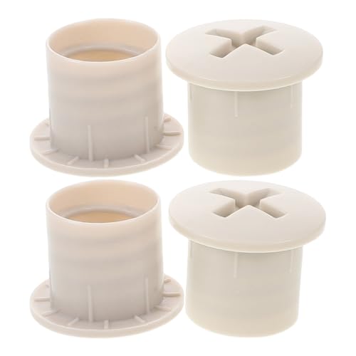 VANZACK 4 piezas tobogán tapas de rosca de plástico de repuesto tobogán tapa de rosca de plástico accesorios de juego cubierta gris