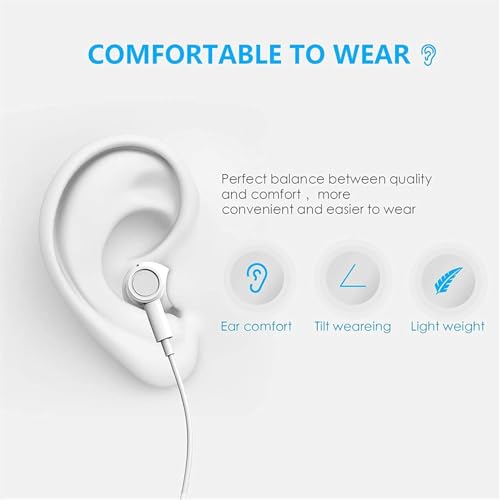 Image of 2 Pack-USB C Headphones for iPhone 17 /16 /15 Pro Max Plus Type C Earbuds
