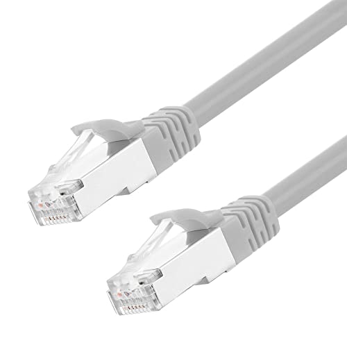 Cable de Red NavePoint Patch CAT6A 7 pies 5 Pack Gris miniatura 1