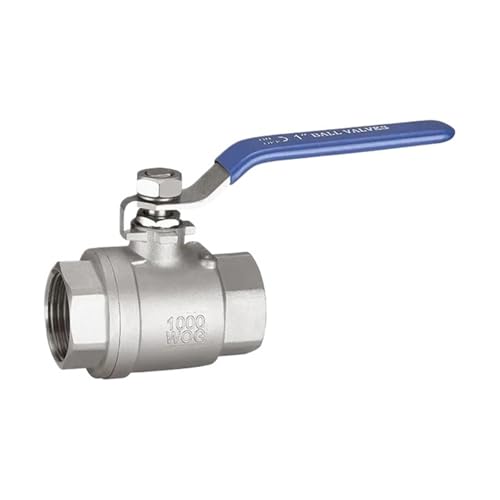 Válvula de bola para control de fluidos, accesorio de acero inoxidable de 3/8 con rosca BSP 4