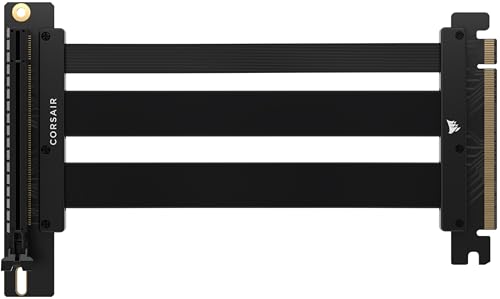 Corsair Premium PCIe 5.0 x16 175mm Riser-Kabel Schwarz