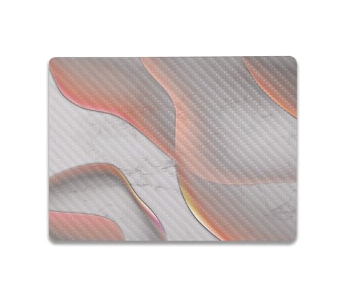 Image of MightySkins Carbon Fiber Skin Compatible with Microsoft Surface Laptop Go 3 (2023) Full Wrap Kit - Bubble Marble | Protective, Durable Textured Carbon Fiber Finish | Made in The USA