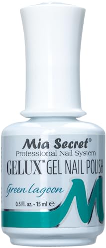 Mia Secret Gelux esmalte en gel color Green Lagoon miniatura 1