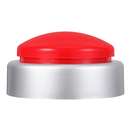 Garneck 向け音声目覚まし時計 大音量デジタルアラーム 複設定可能 おしゃべり時計 年月日時刻音声案内 省電力記憶機能付き 赤銀色 寝室 キ