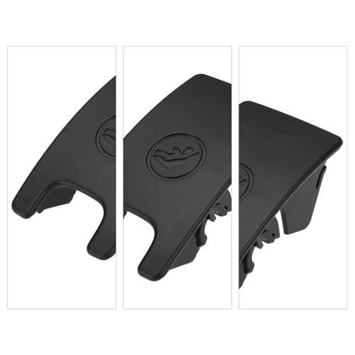 LT Easiyl 2pcs Auto Hintere Kindersitz Slot Trim Abdeckung Knopf Ersatzteil 8T0887187 Kompatibel mit Audi A4 B8 2008-2016 Kompatibel mit Audi A5 2008-2016