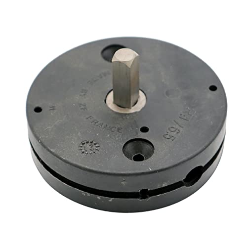 Treuil C309 sans fin de course PA chargé fibre de verre pour store et volet roulant manuel - montage à droite ou à gauche carré de 8 - Tringle d'attaque 6p7 - Mécanisme d'entraînement de manivelle