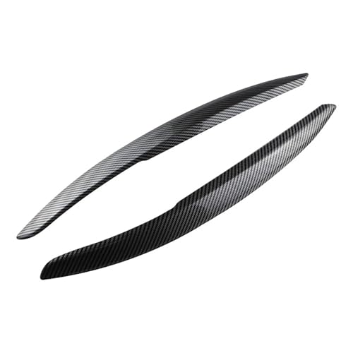 Cache-phares avant pour Polo MK5 6R 6C 2011-2015 noir carbone