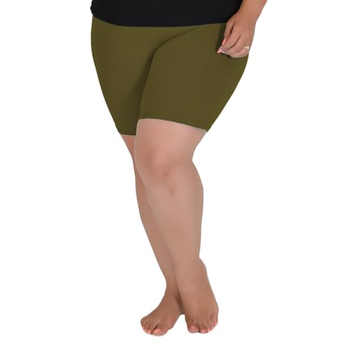 Image of STRETCH IS COMFORT Women's Ultra Buttery Smooth Cotton Leggings, Knee Length Leggings or Shorts | Small to 5X