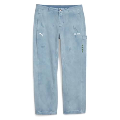 PUMA Mens Mapf1 Crew Logo Pants Casual - Blue4