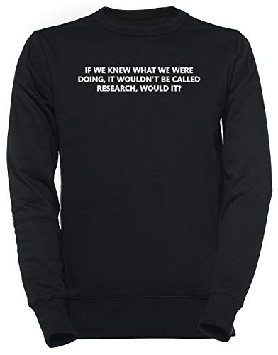 Sweat-shirt noir unisexe pour le quotidien des chercheurs