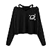 Produktbild Auifor irt Damen Dino Yoga schwarz türkis Pailletten transparent Jungen braun v Ausschnitt Comma Jersey 96 Langarmshirt Damen Rad Zelda Pullover raw Kinder rot neon weißes Pack Engel BAB
