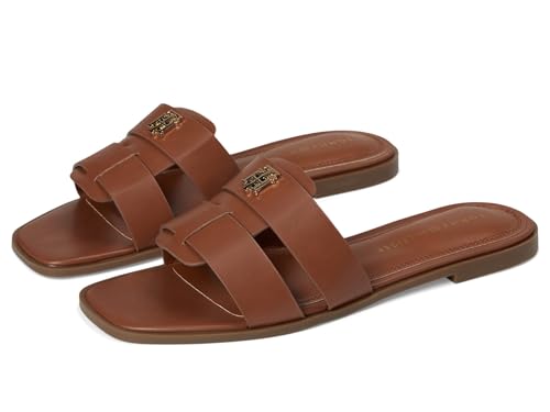 Tommy Hilfiger レディース ピクシーサンダル, ブラウン, 22.0 cm