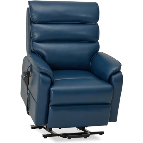 Sillón reclinable eléctrico con masaje y calor negro miniatura 1
