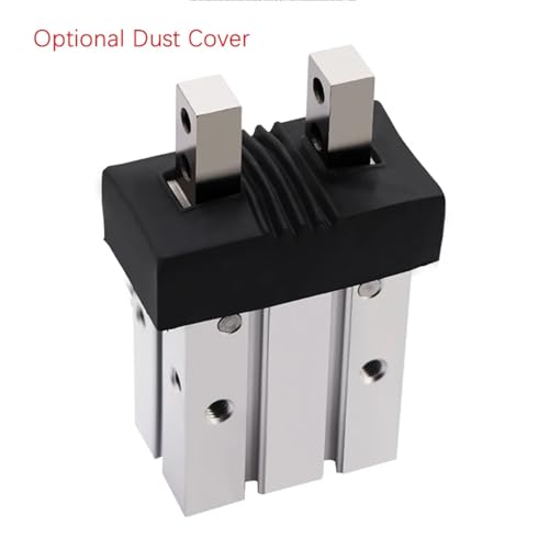 Cilindro neumático MHZ2-16S de 2 dedos con abrazaderas de aluminio 7