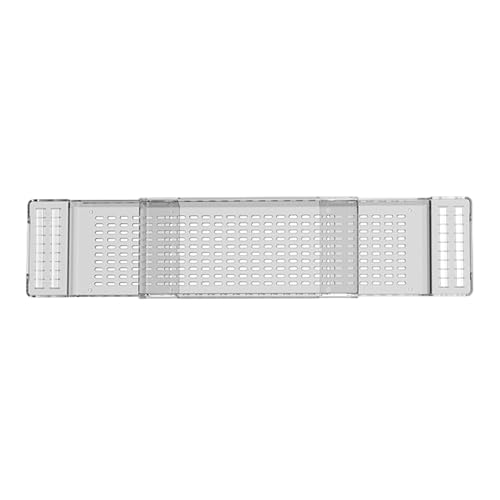 Bath Tray | Extendable Bath Tub Rack Bathroom Shelf, Bathtub Caddy Tray Over Bath, Bathroom Shelf Tidy Tray Storage Caddy Organiser, Plas-tic Bath Board Adjustable For Candle Wine Glass Book Phone