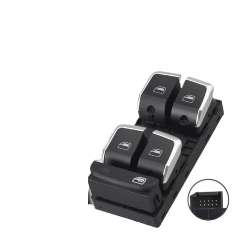 Interrupteur commande de vitre d'origine Audi A4 S4 B8 Q5 A5 - Bouton lève-vitre 8KD959851A - 5