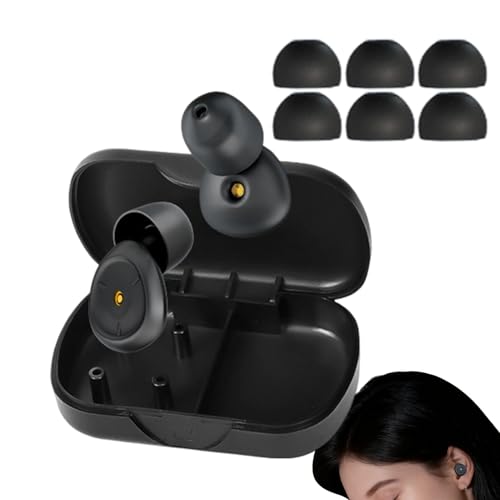 Tapones para los oídos – Tapones de protección de silicona para los oídos, tapones para los oídos de viaje, para dormir, ronquidos, viajes, aviones, conciertos, festivales, trabajo, construcción