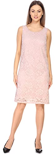 Robe d'été sans manches Bellivalini | Tenue mi-longue en dentelle pour femme