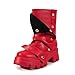 Atuelang Slouch Boots for Women Ankle Fold Over Boots Chunky Platform Boots Ruched Detachable Snap Button Block Heel Lug Sole Round Toe Pull On Western Fall Fashion Boot Red Size 9