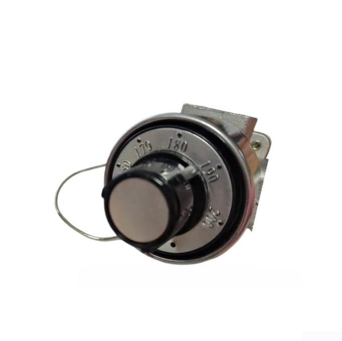 Válvula de termostato de cocina profesional para cocina, parte de freidora comercial, rango 150-200C, construcción de metal robusto, regulación segura