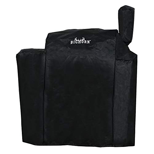 Große Horn Outdoor Smoker Abdeckung, Pellet Grill Abdeckung, Heavy Duty Smoker Abdeckung, Kohlegrill Abdeckung, wasserdicht, 160 cm L x 81 cm B x 135 cm Cover