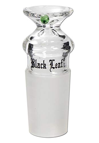 Black Leaf Bong-Zubehör: Wasserpfeifen-Kopf, Glas-Kopf, Steckkopf, FLUTSCH-Kopf, Durchziehkopf | NS 19 (18,8mm) | Glas…