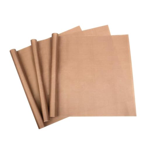 Lot de 3 feuilles de transfert en téflon pour presse à chaud - Antiadhésives - 40,6 x 50,8 cm - Réutilisable - Résistant à la chaleur