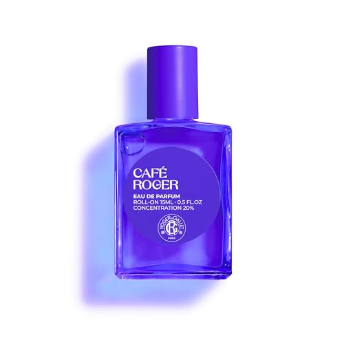 Roger&Gallet - Café Roger - Eau de Parfum Roll-On 15ml - Café Latte - Sándalo - Flores Blancas - 20% Concentración