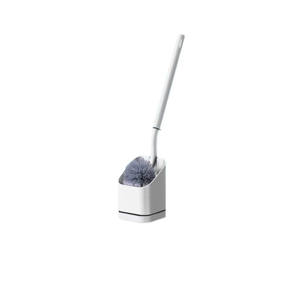 Tyuhduyur Bathroom Set Wall Mounted Or Floor Standing Toilet Brush Set Plastic Long Handle Curved Toilet Brush With Soft Bristles And Hard Bristle Toilet Brush Toilet Brush And Holder Set