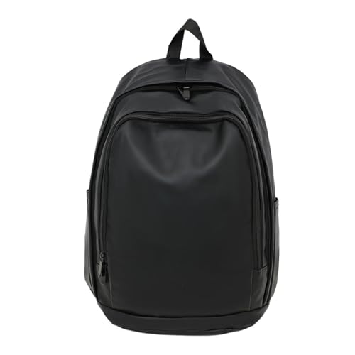ZCABYBD Bolso Mujer Mochila Escolar De Cuero Suave Para Hombres, Impermeable, Moderna Y Versátil, Computadora Gran Capacidad Mujeres