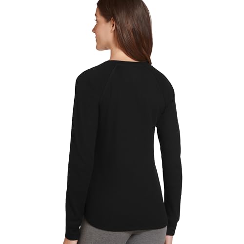Jockey Women's Loungewear Long Sleeve Waffle Henley2