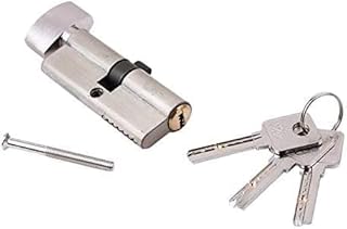 BREWIX Lock Cylinder Puller Quickly Pulls Out Cylinder Lock Cylinder AB Key Anti-Theft Brass Gate Door Lock Handle Bedroom Extended Security Lock