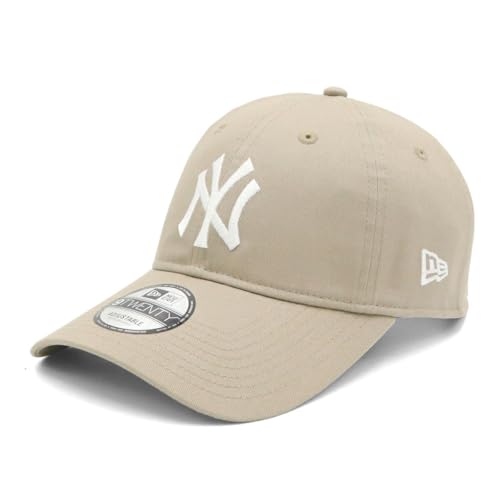 ニューエラ newera キャップ 9TWENTY / Cloth Strap/Long Visor 14561953 NER33C4056 MLB ニューヨーク・ヤンキース NY/ぺブル ベージュ ONSPOTZ別注 メンズ レディース 帽子 キュウトゥエンティー 920 ロングバイザー つば長い春夏季節コーデ 人気サイズシール 大きい小さいサイズ調整 普段使いスポーツ野球帽