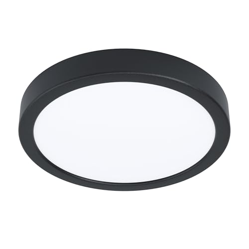 EGLO LED Deckenlampe außen Argolis 2, Außenleuchte für Wand und Decke, Outdoor Deckenleuchte aus Metall in Schwarz und Kunststoff in Weiß, warmweiß, IP44, ? 28,5 cm EGLO LED Deckenlampe außen Argolis 2, Außenleuchte für Wand und Decke, Outdoor Deckenleuchte aus Metall in Schwarz und Kunststoff in Weiß, warmweiß, IP44, ? 28,5 cm