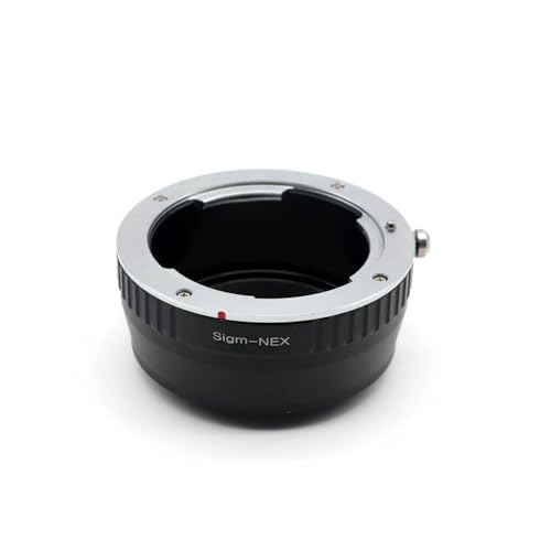 Toileum SA SD-NEXマウントアダプターリング Sigma SA SDマウントレンズに対応 NEX Eマウントカメラボディーに対応 α6700 α7CII ZV-E10 NEX-7 NEX-6 NEX-5N NEX-3カメラ用アダプターリング