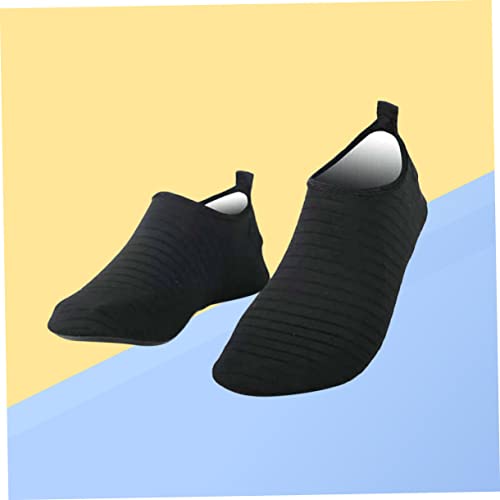 BESPORTBLE Non-slip Socks Fitness Socks Room Socks Silicone Socks Yoga Socks Black4