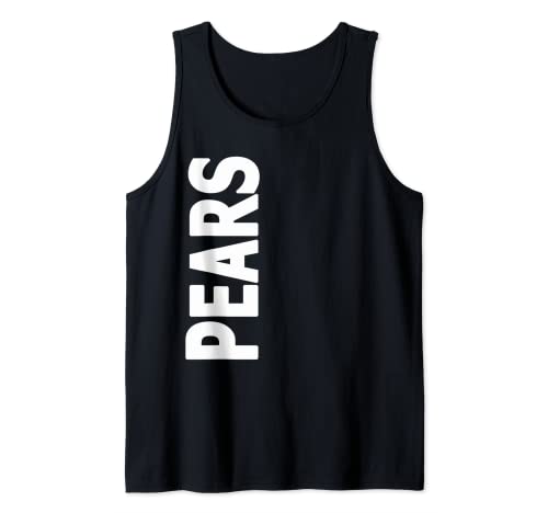 Poires aléatoires sur le côté du mot Débardeur