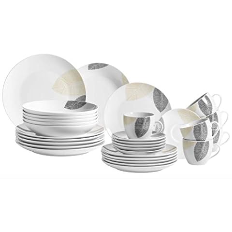 MÄSER 931215 Hübsch dekoriertes Geschirr Set Cover